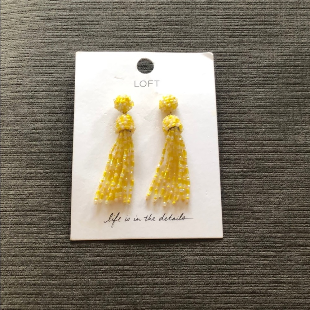 LOFT tassel earrings